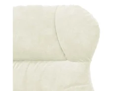 Poltrona| Poltrona | Cadeira de Sala | Cadeira Relaxante 69x74x93 cm Veludo SHL378088 Creme