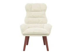 Poltrona| Poltrona | Cadeira de Sala | Cadeira Relaxante 69x74x93 cm Veludo SHL378088 Creme