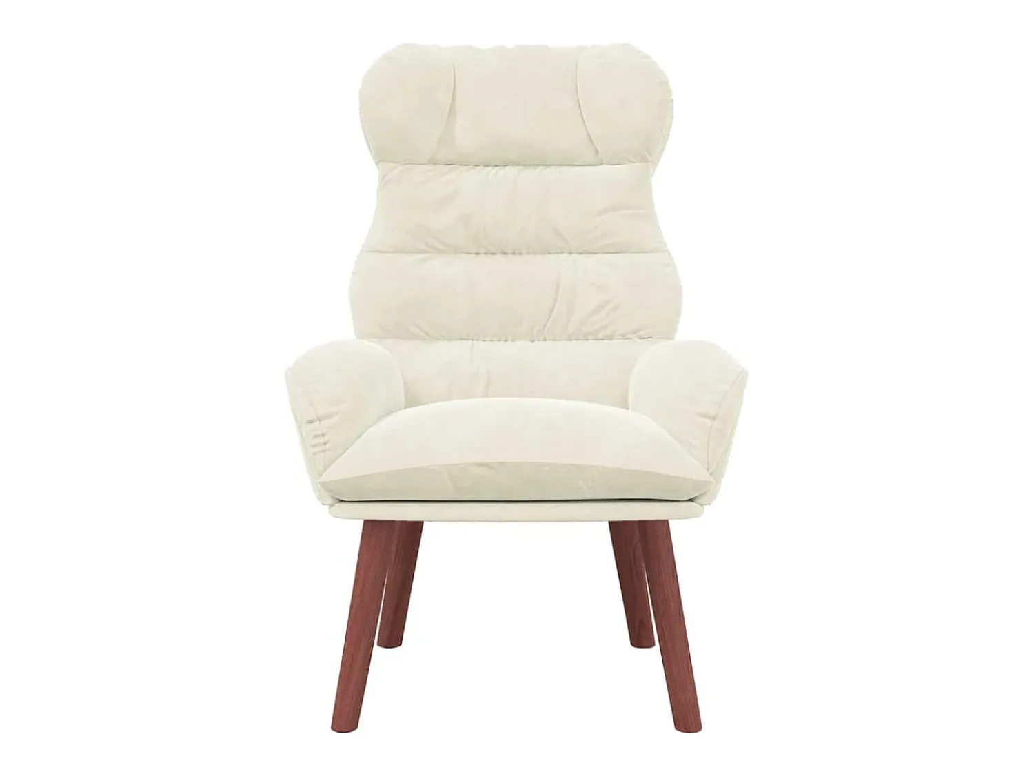 Poltrona| Poltrona | Cadeira de Sala | Cadeira Relaxante 69x74x93 cm Veludo SHL378088 Creme