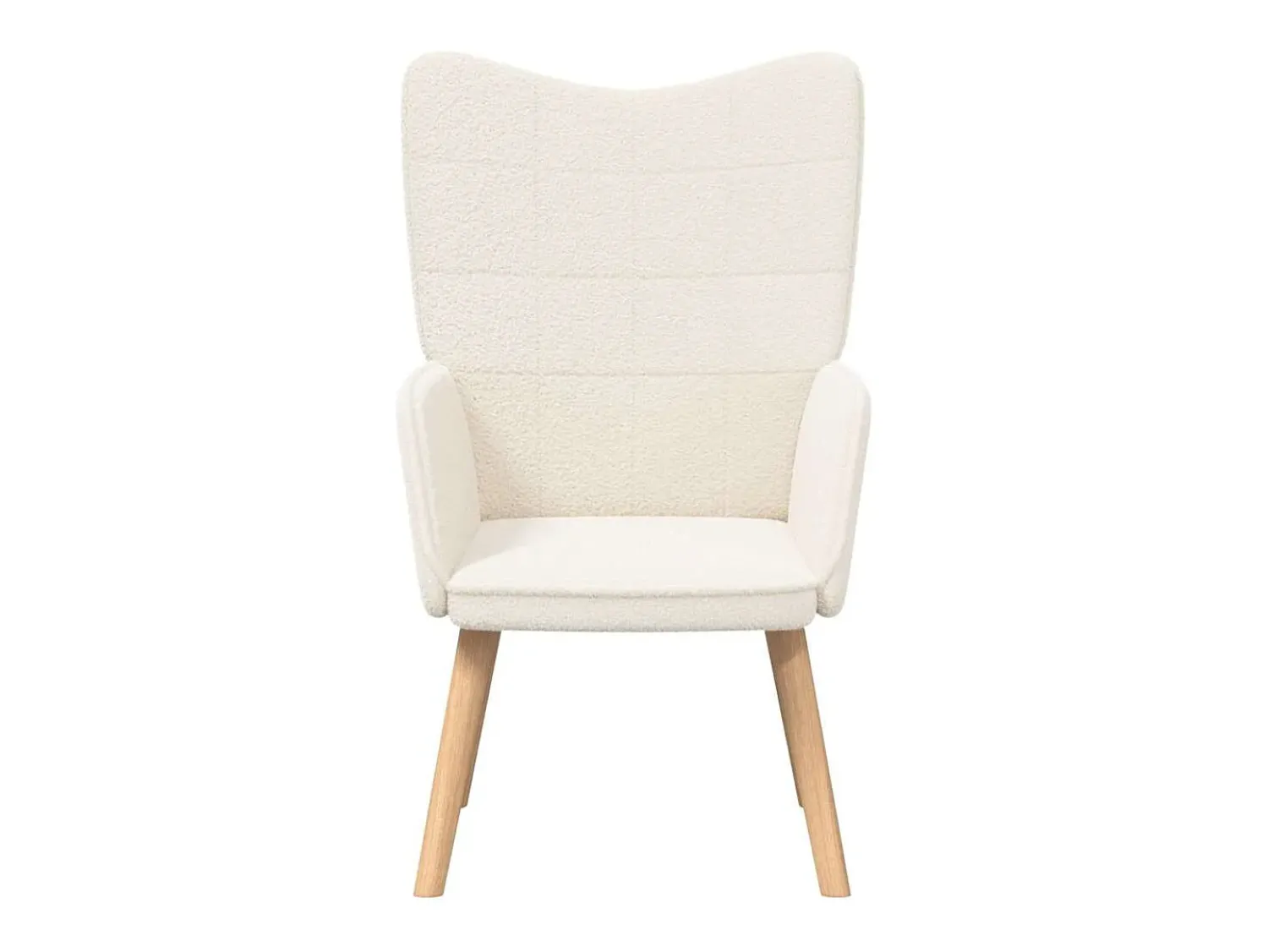 Poltrona| Poltrona | Cadeira de Sala | Cadeira Relaxante 62x67x95.5 cm tecido SHL970215 Creme