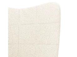 Poltrona| Poltrona | Cadeira de Sala | Cadeira Relaxante 62x67x95.5 cm tecido SHL970215 Creme