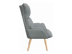 Clearance Poltrona | Cadeira de Sala | Cadeira Relaxante Cinzento-claro 69x74x93 cm tecido SHL540806 Cinzento claro