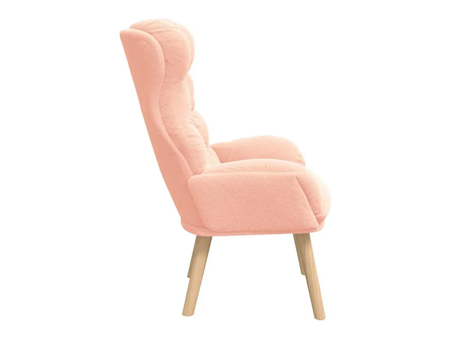 Poltrona* Poltrona | Cadeira de Sala | Cadeira Relaxante 69x74x93 cm tecido SHL71466 Rosa