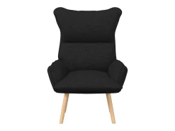 Discount Poltrona | Cadeira de Sala | Cadeira Relaxante 69x74x93 cm tecido SHL513884 Preto
