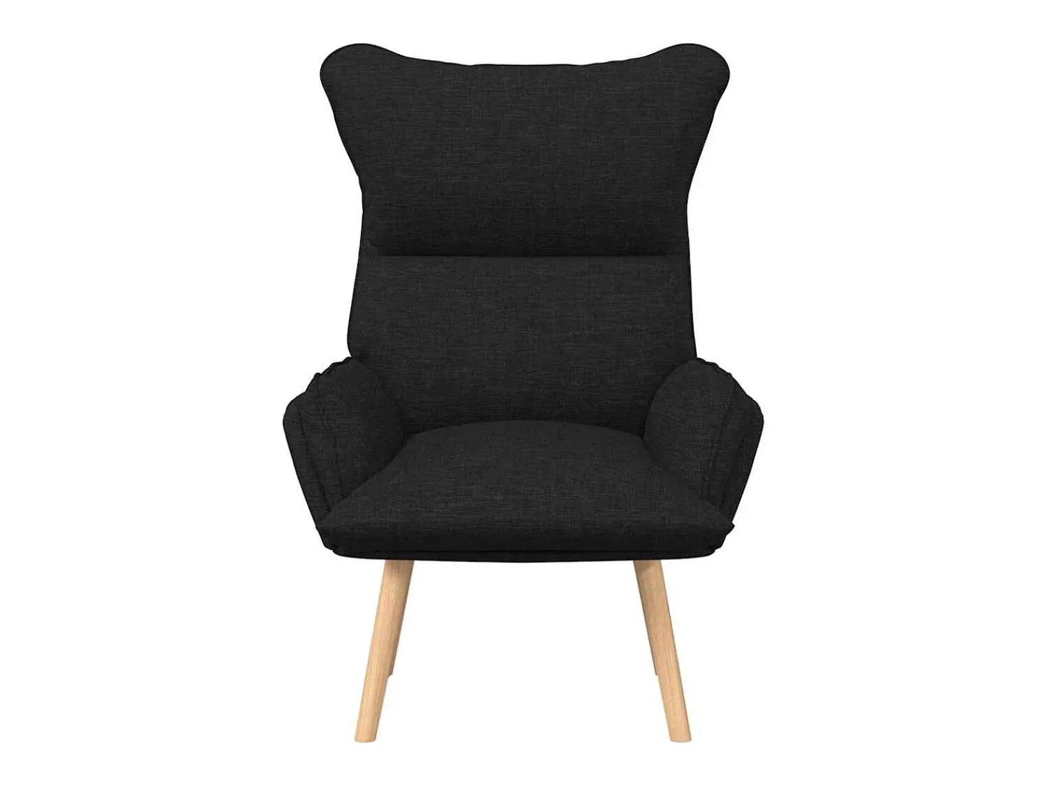 Discount Poltrona | Cadeira de Sala | Cadeira Relaxante 69x74x93 cm tecido SHL513884 Preto
