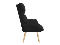 Discount Poltrona | Cadeira de Sala | Cadeira Relaxante 69x74x93 cm tecido SHL513884 Preto