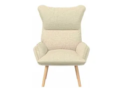 Poltrona| Poltrona | Cadeira de Sala | Cadeira Relaxante 69x74x93 cm tecido SHL988218 Creme