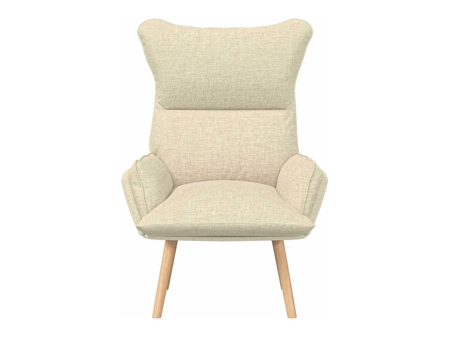 Poltrona| Poltrona | Cadeira de Sala | Cadeira Relaxante 69x74x93 cm tecido SHL988218 Creme