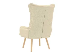 Poltrona| Poltrona | Cadeira de Sala | Cadeira Relaxante 69x74x93 cm tecido SHL988218 Creme