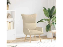 Poltrona| Poltrona | Cadeira de Sala | Cadeira Relaxante 69x74x93 cm tecido SHL988218 Creme