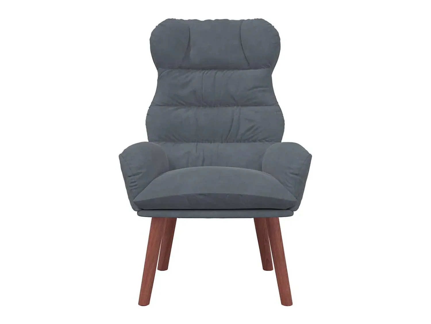 Online Poltrona | Cadeira de Sala | Cadeira Relaxante Cinzento escuro 69x74x93 cm Veludo SHL832763 Cinza antracite