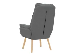 Best Poltrona | Cadeira de Sala | Cadeira Relaxante Cinzento escuro 69x74x93 cm tecido SHL333573 Cinza antracite