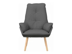 Best Poltrona | Cadeira de Sala | Cadeira Relaxante Cinzento escuro 69x74x93 cm tecido SHL333573 Cinza antracite