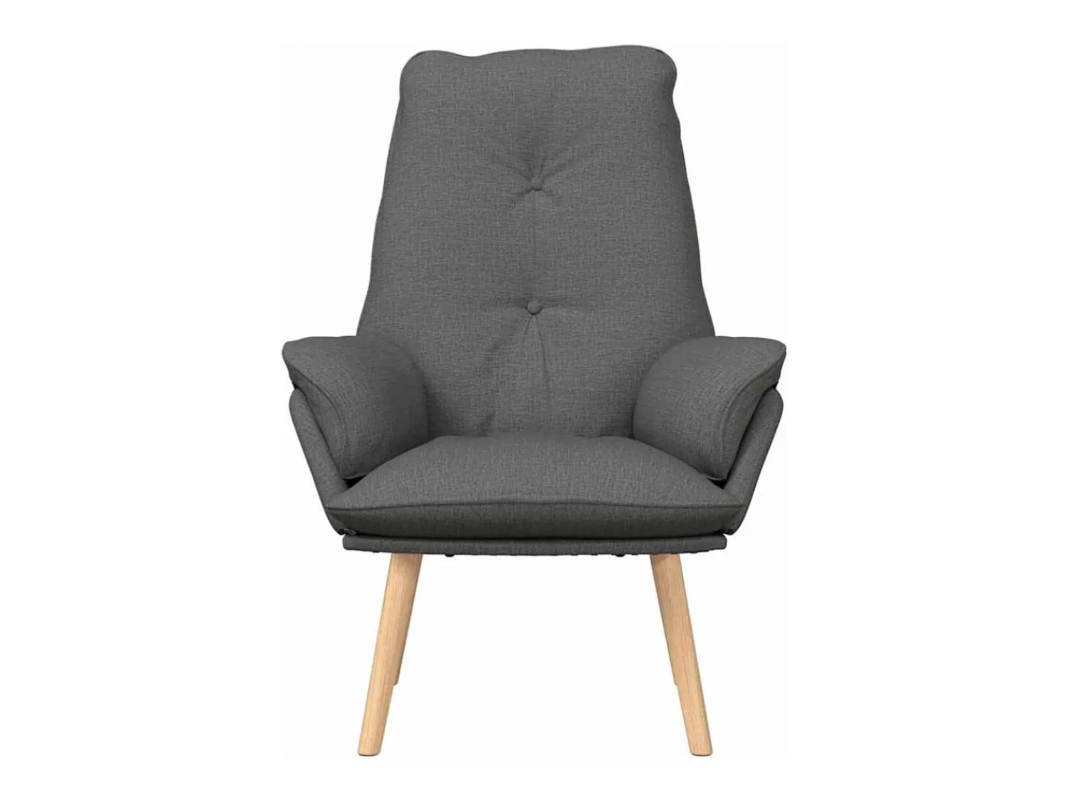 Best Poltrona | Cadeira de Sala | Cadeira Relaxante Cinzento escuro 69x74x93 cm tecido SHL333573 Cinza antracite