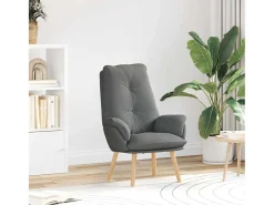 Best Poltrona | Cadeira de Sala | Cadeira Relaxante Cinzento escuro 69x74x93 cm tecido SHL333573 Cinza antracite