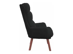 Poltrona| Poltrona | Cadeira de Sala | Cadeira Relaxante 69x74x93 cm Veludo SHL762207 Preto