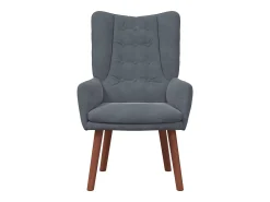 Poltrona| Poltrona | Cadeira de Sala | Cadeira Relaxante Cinzento escuro 63x67x94 cm Veludo SHL993947 Cinza antracite