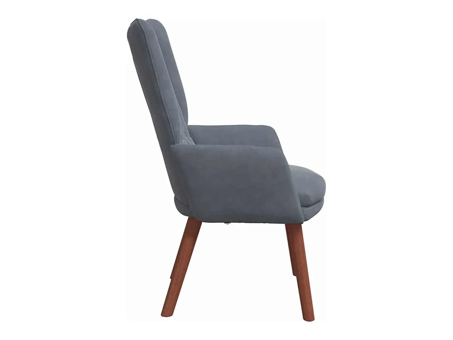 Poltrona| Poltrona | Cadeira de Sala | Cadeira Relaxante Cinzento escuro 63x67x94 cm Veludo SHL993947 Cinza antracite