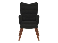 Poltrona | Cadeira de Sala | Cadeira Relaxante com Banco em Veludo SHL516881^ Poltrona