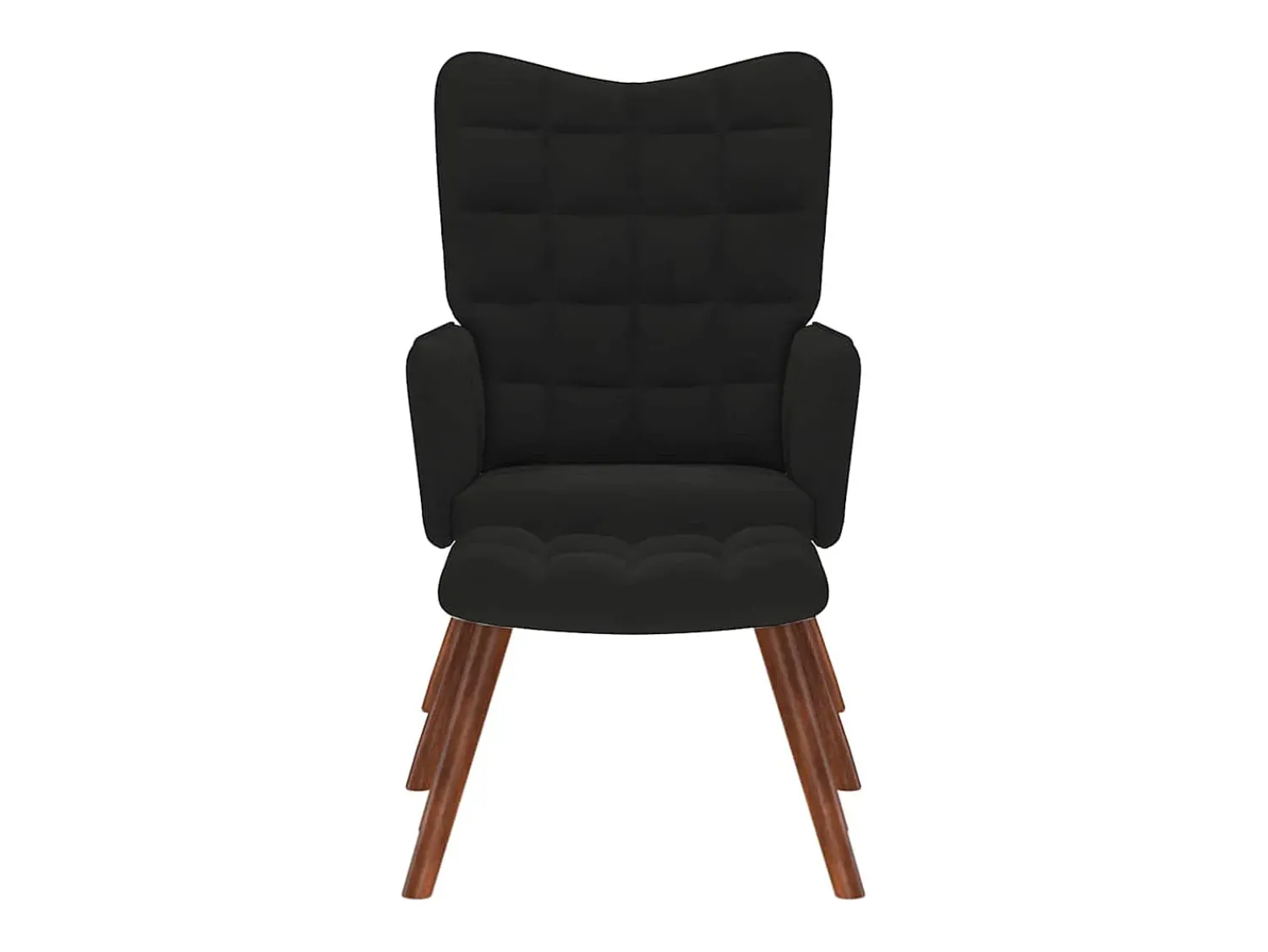 Poltrona | Cadeira de Sala | Cadeira Relaxante com Banco em Veludo SHL516881^ Poltrona