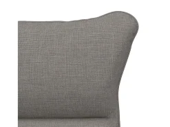 Outlet Poltrona | Cadeira de Sala | Cadeira Relaxante Cinzento-acastanhado 69x74x93 cm tecido SHL483140 Taupe