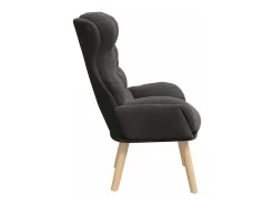 Poltrona| Poltrona | Cadeira de Sala | Cadeira Relaxante Cinzento escuro 69x74x93 cm tecido SHL258847 Cinza antracite