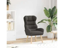Poltrona| Poltrona | Cadeira de Sala | Cadeira Relaxante Cinzento escuro 69x74x93 cm tecido SHL258847 Cinza antracite