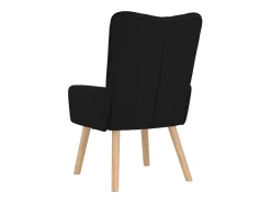 Best Poltrona | Cadeira de Sala | Cadeira Relaxante 63x67x94 cm tecido SHL887986 Preto