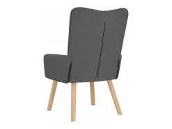 Poltrona| Poltrona | Cadeira de Sala | Cadeira Relaxante Cinzento escuro 63x67x94 cm tecido SHL749552 Cinza antracite