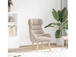 Poltrona| Poltrona | Cadeira de Sala | Cadeira Relaxante Cinzento-claro 69x74x93 cm tecido SHL782342 Cinzento claro