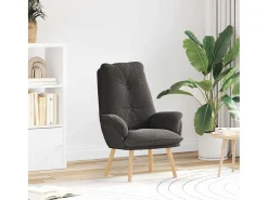 Poltrona | Cadeira de Sala | Cadeira Relaxante Cinzento escuro 69x74x93 cm tecido SHL615206^ Poltrona