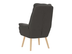 Poltrona | Cadeira de Sala | Cadeira Relaxante Cinzento escuro 69x74x93 cm tecido SHL615206^ Poltrona