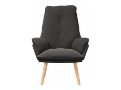 Poltrona | Cadeira de Sala | Cadeira Relaxante Cinzento escuro 69x74x93 cm tecido SHL615206^ Poltrona