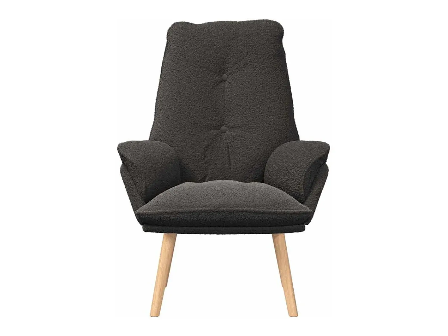 Poltrona | Cadeira de Sala | Cadeira Relaxante Cinzento escuro 69x74x93 cm tecido SHL615206^ Poltrona