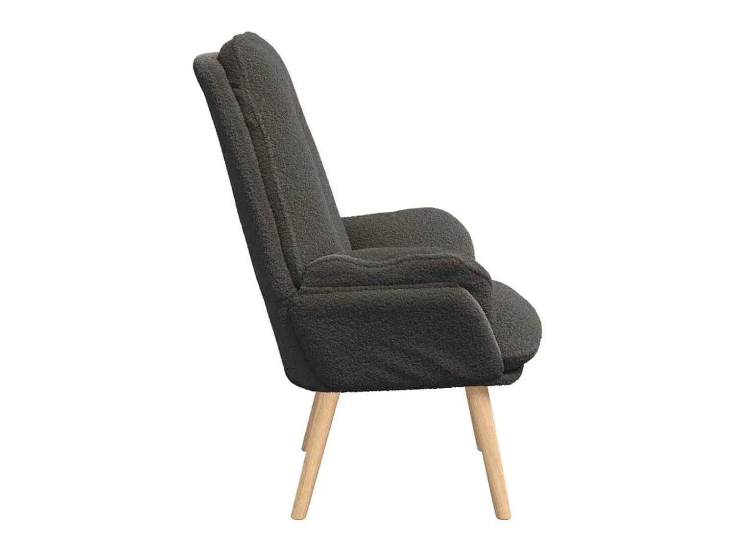 Poltrona | Cadeira de Sala | Cadeira Relaxante Cinzento escuro 69x74x93 cm tecido SHL615206^ Poltrona