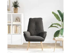 Poltrona | Cadeira de Sala | Cadeira Relaxante Cinzento escuro 69x74x93 cm tecido SHL615206^ Poltrona