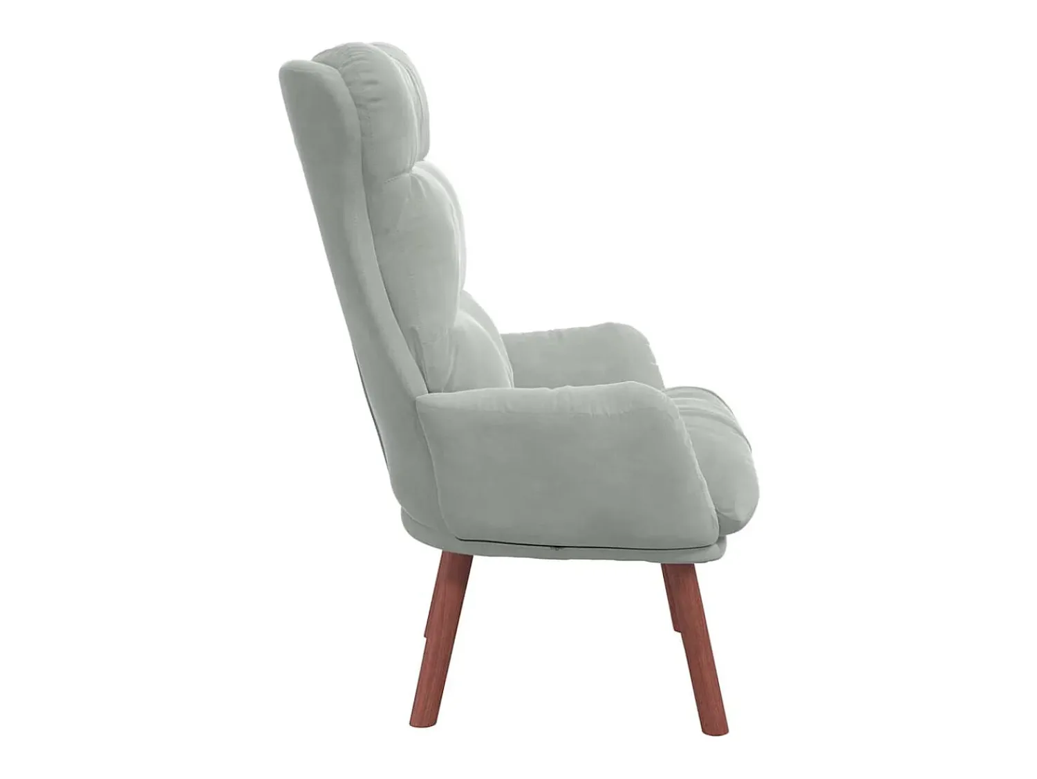 Poltrona| Poltrona | Cadeira de Sala | Cadeira Relaxante Cinzento-claro 69x74x93 cm Veludo SHL779718 Cinzento claro