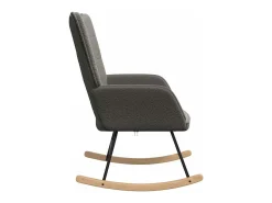 Poltrona| Poltrona | Cadeira de Sala | Cadeira Relaxante Cinzento escuro 61x78x98 cm tecido SHL34748 Cinza antracite