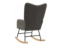 Poltrona| Poltrona | Cadeira de Sala | Cadeira Relaxante Cinzento escuro 61x78x98 cm tecido SHL34748 Cinza antracite