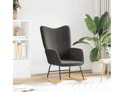Poltrona| Poltrona | Cadeira de Sala | Cadeira Relaxante Cinzento escuro 61x78x98 cm tecido SHL34748 Cinza antracite