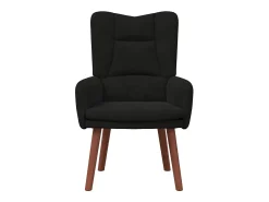 Discount Poltrona | Cadeira de Sala | Cadeira Relaxante 63x67x94 cm Veludo SHL240567 Preto