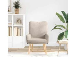 Poltrona| Poltrona | Cadeira de Sala | Cadeira Relaxante Cinzento-claro 63x67x94 cm tecido SHL861480 Cinzento claro