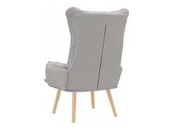 Poltrona| Poltrona | Cadeira de Sala | Cadeira Relaxante Cinza Nuvem 69x74x93 cm tecido SHL354778 Cinzento
