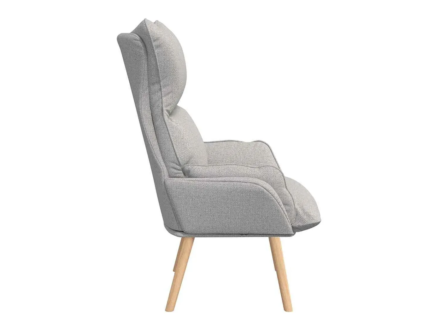 Poltrona| Poltrona | Cadeira de Sala | Cadeira Relaxante Cinza Nuvem 69x74x93 cm tecido SHL354778 Cinzento