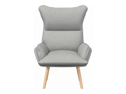 Poltrona| Poltrona | Cadeira de Sala | Cadeira Relaxante Cinza Nuvem 69x74x93 cm tecido SHL354778 Cinzento