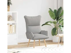 Poltrona| Poltrona | Cadeira de Sala | Cadeira Relaxante Cinza Nuvem 69x74x93 cm tecido SHL354778 Cinzento
