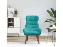 Poltrona* Poltrona | Cadeira de Sala | Cadeira Relaxante Turquesa 69x74x93 cm Veludo SHL119863 Verde esmeralda