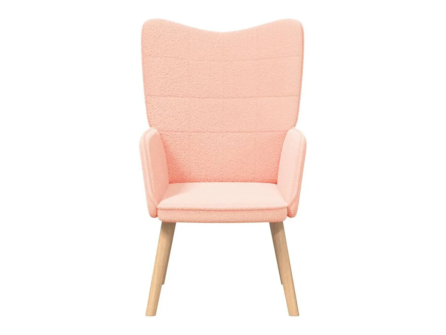 Poltrona| Poltrona | Cadeira de Sala | Cadeira Relaxante 62x67x95.5 cm tecido SHL182598 Rosa
