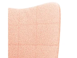 Poltrona| Poltrona | Cadeira de Sala | Cadeira Relaxante 62x67x95.5 cm tecido SHL182598 Rosa
