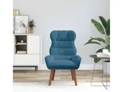Poltrona| Poltrona | Cadeira de Sala | Cadeira Relaxante 69x74x93 cm Veludo SHL308472 Azul